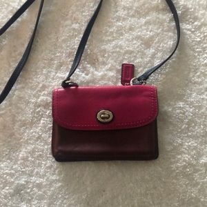 Coach crossbody wallet